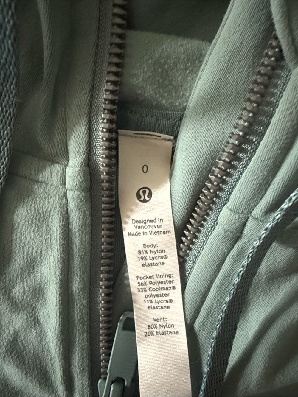 lululemon athletica Align Nulu Sage Green Jacket with Hood - Picture 4 of 4